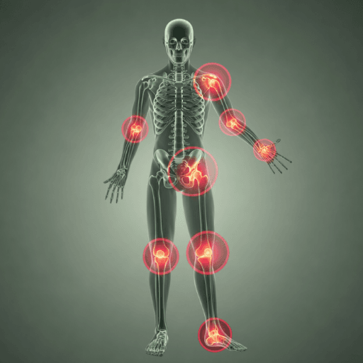 Knee joint illustration