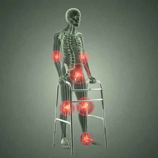 Knee joint illustration