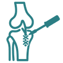 knee arthroscopy icon