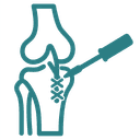 knee arthroscopy icon